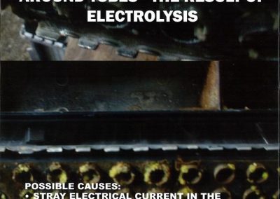 Electrolysis on radiator